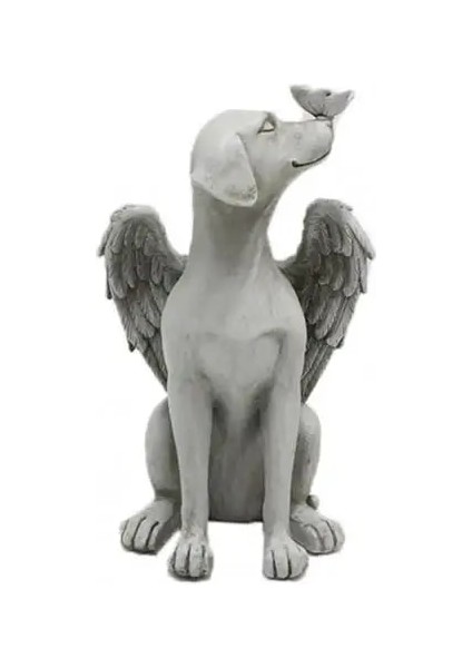 Köpek Stili Melek Köpek Kedi Heykeli Modeli Reçine Bahçe Mükemmel Workma Köpek Kedi Heykel Ekran Süs Yard Ev Dekorasyon Için (Yurt Dışından)