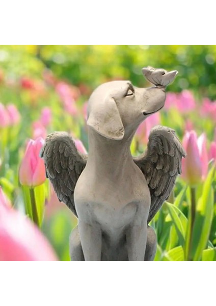 Köpek Stili Melek Köpek Kedi Heykeli Modeli Reçine Bahçe Mükemmel Workma Köpek Kedi Heykel Ekran Süs Yard Ev Dekorasyon Için (Yurt Dışından) fiyatları