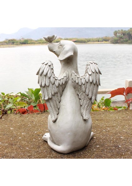 Köpek Stili Melek Köpek Kedi Heykeli Modeli Reçine Bahçe Mükemmel Workma Köpek Kedi Heykel Ekran Süs Yard Ev Dekorasyon Için (Yurt Dışından) modelleri