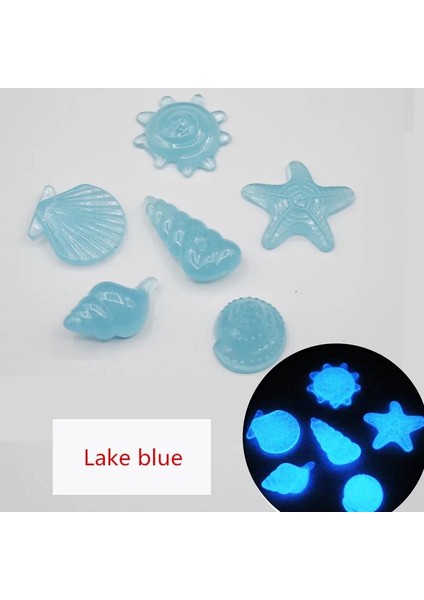H0001-8 Stili 25 Adet Adet Karanlık Taşlarda Glow Denizyıldızı Coell Şekilli Dekoratif Bahçe Akvaryum Balık Tankı Havuz Manzara Aydınlık Taş (Yurt Dışından)