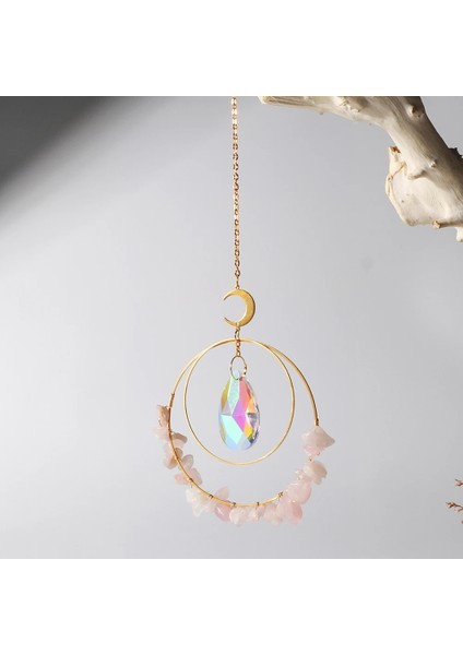 Güneş Yakalayıcı M0818 Stili Güneş Yakalayıcı Kristal Asılı Cam Prizmalar Bahçe Dekorasyonu Açık Noel Kristal Ev Dekorasyonu Rüzgar Çanları Suncatcher (Yurt Dışından)