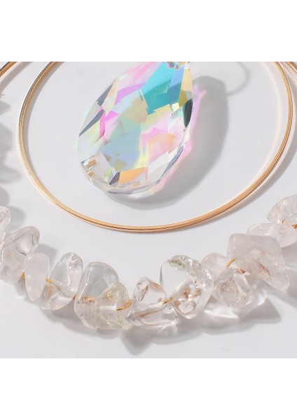Güneş Yakalayıcı M0818 Stili Güneş Yakalayıcı Kristal Asılı Cam Prizmalar Bahçe Dekorasyonu Açık Noel Kristal Ev Dekorasyonu Rüzgar Çanları Suncatcher (Yurt Dışından)