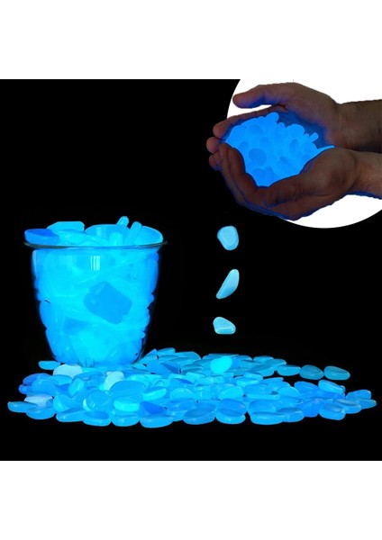 Turuncu Tarzı 50 Parça 50 Lot Aydınlık Çakıl Taşları Karanlıkta Glow Bahçe Süsleri Taş Yürüyüş Yolları Bahçe Yolu Veranda Çim Yard Dekor (Yurt Dışından) fiyatları