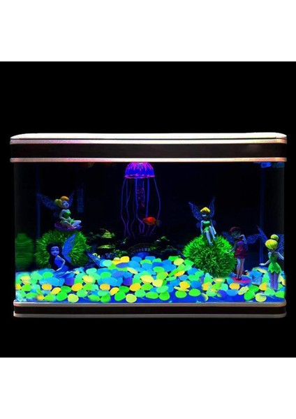 Turuncu Tarzı 50 Parça 50 Lot Aydınlık Çakıl Taşları Karanlıkta Glow Bahçe Süsleri Taş Yürüyüş Yolları Bahçe Yolu Veranda Çim Yard Dekor (Yurt Dışından) modelleri