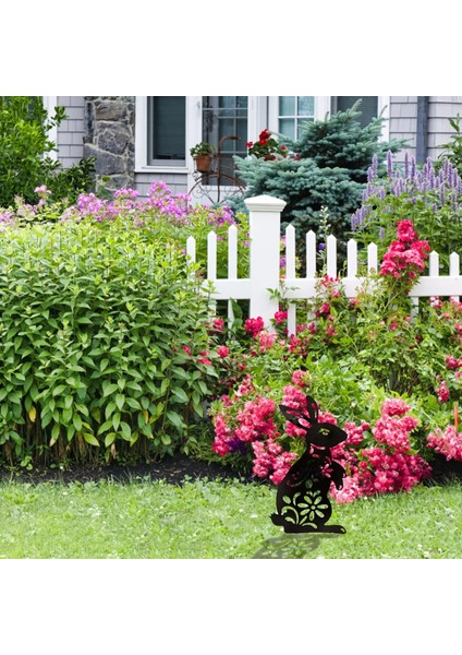 Siyah Stil 2021 Sanat Açık Rabbitmetal Heykeli Peg Kedi Figürü Zemin Ekleme Dekor Yard Dekor Hediye Malikane Çim Siyah Bahçe Dekorasyon Yj (Yurt Dışından) indirimleri