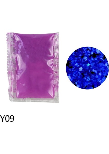 Y09 Stili 30G G Aydınlık Kum Taş Floresan Çakıl Karanlıkta Parıltı Veranda Bahçe Dekorasyon Dıy Yıldızlı Dileğiyle Şişe Balık Tankı Süsler (Yurt Dışından)