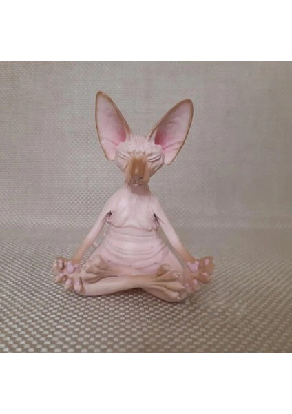 Koyu Gri Tarzı Kaprisli Buda Sphynx Kedi Heykelcik Meditasyon Yoga Mutlu Kedi Duvar Süsü Heykeller Açık Bahçe Heykelleri Figürinler # G3 (Yurt Dışından)