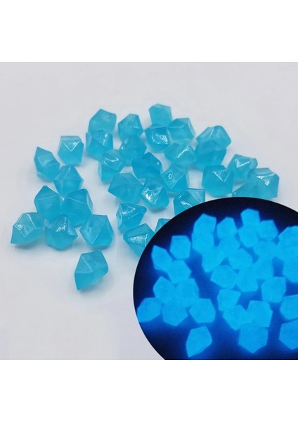 300 Adet L Tarzı Glow Çakıl Taşları Parlayan Taşlar Glow Ev Balık Tankı Bahçe Dekorasyonu Aydınlık Karanlıkta Parlayan Aksesuar Hediye Için (Yurt Dışından)