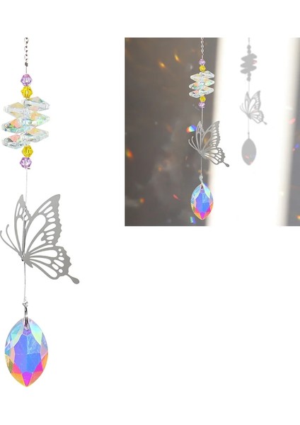No.13 Tarzı Güneş Yakalayıcılar Asılı Kristal Hayat Ağacı Taş Boncuklar Prizma Kolye El Sanatları Rüzgar Çanları Pencere Ev Bahçe Dekorasyonu Ловец Солнца (Yurt Dışından)