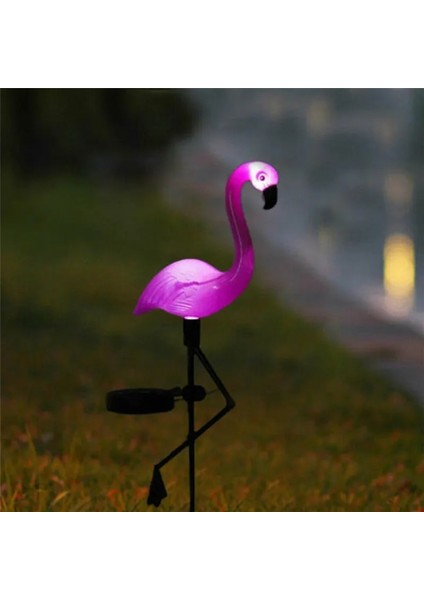 B Tarzı Güneş Enerjisi Bahçe Işık Güzel Pembe Flamingo Çim Dekor Bahçe Kazık Peyzaj Lambası Dış Aydınlatma (Yurt Dışından) fiyatları