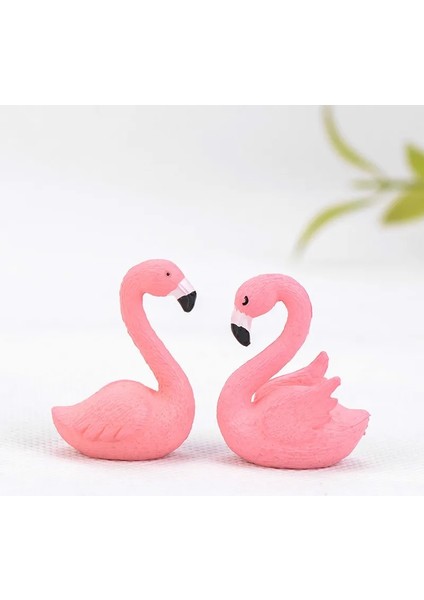 Kanat Stilini Aç Pembe Flamingo Heykelcik Minyatür Sevimli Kuş Peri Bahçe Dekor Mikro Peyzaj Etli El Yapımı Zanaat Hediye Anahtarlık Aksesuarı (Yurt Dışından) fırsatları