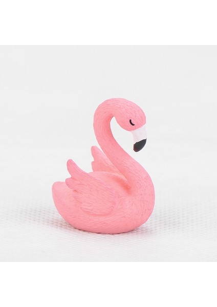 Kanat Stilini Aç Pembe Flamingo Heykelcik Minyatür Sevimli Kuş Peri Bahçe Dekor Mikro Peyzaj Etli El Yapımı Zanaat Hediye Anahtarlık Aksesuarı (Yurt Dışından) indirimleri