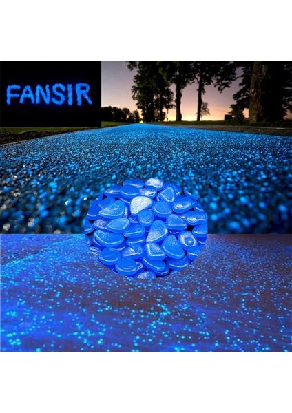 100 Adet F Tarzı Glow Çakıl Taşları Parlayan Taşlar Glow Ev Balık Tankı Bahçe Dekorasyonu Aydınlık Karanlıkta Parlayan Aksesuar Hediye Için (Yurt Dışından)