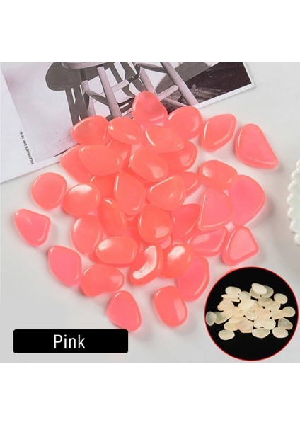 Pembe Tarzı 10 Parça Adet Aydınlık Akvaryum Kum Karanlıkta Parıltı Kum Süsleme Dekoratif Kum Balık Tankı Dekorasyon Taş Kumlar Pembe Sarı Mavi (Yurt Dışından)