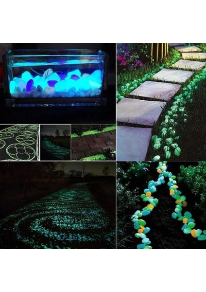 Mor Tarzı 100 Adet Adet Işıklı Taşlar Bahçe Çakılları Parlayan Taşlar Yürüyüş Yolları Için Kayalar Bahçe Yolu Veranda Çim Bahçe Yard Dekor (Yurt Dışından) fiyatları