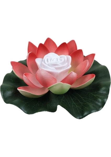 R Stili 18CM cm Yapay Yüzen Lotus Gece Lambası LED Enerji Tasarruflu Lotus Lambası Bahçe Havuzu Gölet Çeşmesi Dekorasyonu Için (Yurt Dışından)