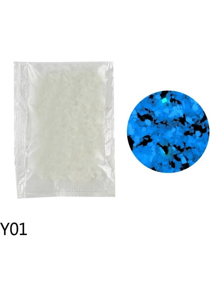 Y01 Stili 30G G Aydınlık Kum Taş Floresan Çakıl Karanlıkta Parıltı Veranda Bahçe Dekorasyon Dıy Yıldızlı Dileğiyle Şişe Balık Tankı Süsler (Yurt Dışından)