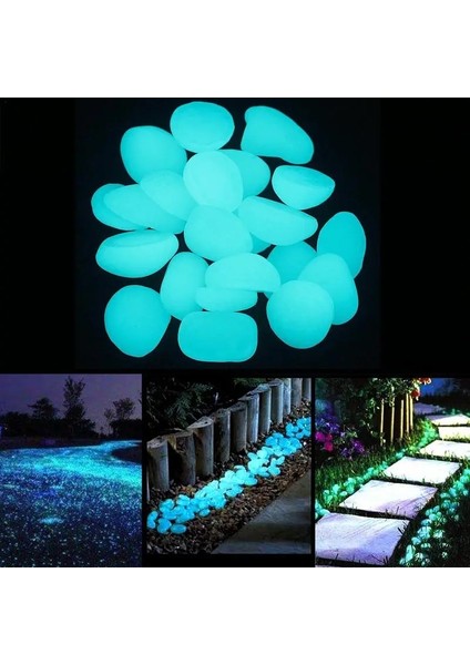 Lacivert Tarzı 200 Adet Bahçe Işıklı Parlayan Taş Çakıl (Yeşil Mavi Turuncu Mor Her Renk) Bahçe Dekorasyonu (Yurt Dışından) fiyatları