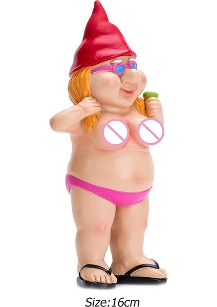 B Tipi Stili 3D Yaşlı Adam Peri Yaramaz Gnome Bahçe Reçine Süslemeleri Heykeli Süsler Açık Peyzaj Minyatür Bahçe Süslemeleri (Yurt Dışından)