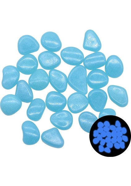 B06 Stili 2cm Karanlık Taşlarda Glow Floresan Taşlar Aydınlık Çakıl Taşları Ev Bahçecilik Yüzme Havuzu Bar Akvaryum Dekoru Için Kayalar (Yurt Dışından)