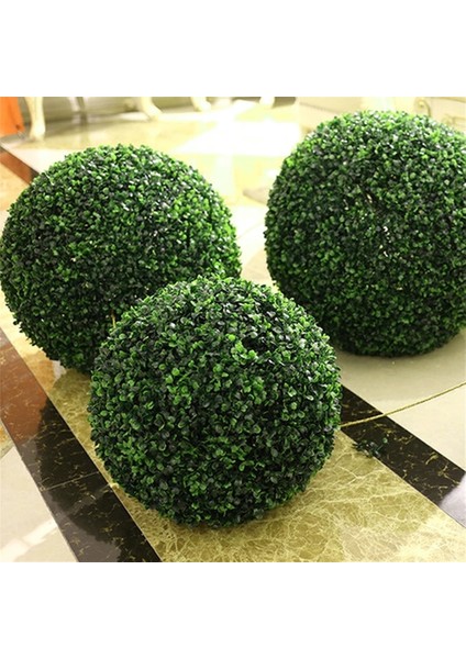 40CM Tarzı Yapay Bitki Topu Topiary Ağacı Şimşir Ev Açık Düğün Parti Dekorasyon Yapay Şimşir Topları Bahçe Yeşil Bitki (Yurt Dışından) fiyatları
