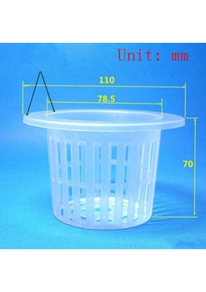 Ben Stil Mesh Pot Net Fincan Sepeti Topraksız Aeroponik Bitki Büyümek Bahçe Bahçe Aracı (Yurt Dışından)