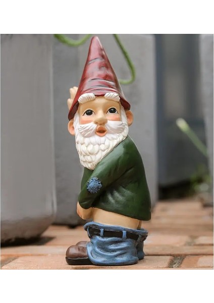 No.5 Tarzı Reçine Cüce Heykelleri Komik Süsler Ev Bahçe Dekorasyon El Yapımı Masaüstü Gnome Dekorasyon Avlu Parkı Villa Furgs (Yurt Dışından)