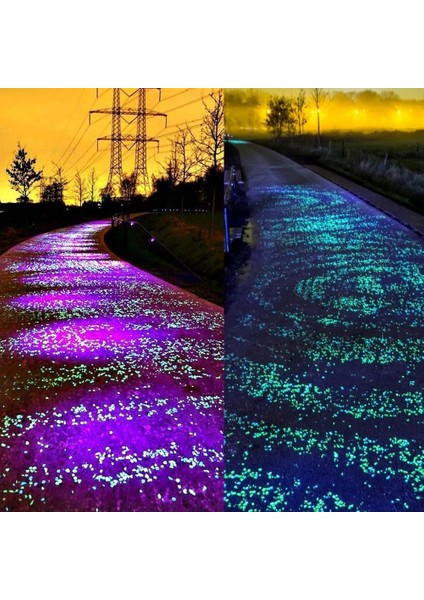 Yeşil Stil Çanta Glow Çakıllar Karanlıkta Parlayan Bahçe Çakıllar Yürüyüş Yolları Için Aydınlık Taşlar Yol Çim Yard Bahçe Dekoru Parlayan Taşlar (Yurt Dışından) fırsatları