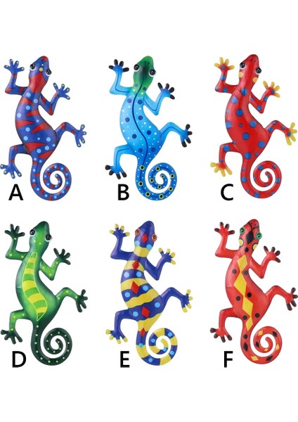 MAVI-22.7X18CM Stili Metal Gecko Sanat Açık Bahçe Arka Bahçe Metal Hayvan Dekorasyon Hediye Ev Deco Bahçe Mikro Peyzaj Asılı Dekorasyon (Yurt Dışından) indirimleri