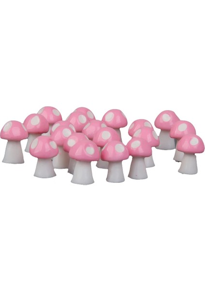 Pembe Tarzı Ute Mantarlar Teraryum Figürler Dollhouse Bonsai Peri Bahçe Peyzaj Dıy El Sanatları Parti Bahçe Ev Bahçe Pot Dekor (Yurt Dışından)
