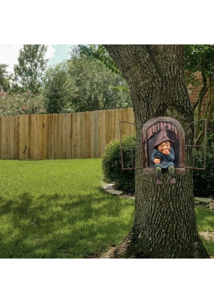 3D Cüce Heykeli Bahçe Peyzaj Süsleri Reçine Gnome Bebek Figürleri Açık Çim Avlu Heykel El Sanatları (Yurt Dışından)