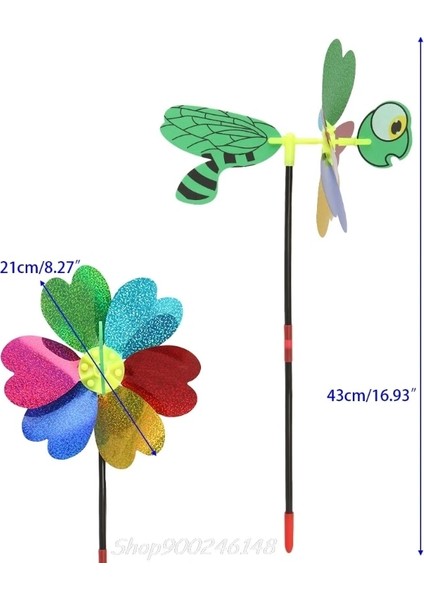 Kırmızı Stil 3D Sequins Hayvan Arı Yel Değirmeni Rüzgar Er Ev Bahçe Yard Dekorasyon Çocuk Oyuncak Jy Dropship (Yurt Dışından)