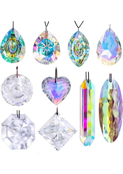 76 mm Ab Renkli Tip 4 Stil H & D 10 Stilleri Kristal Prizmalar Suncatcher Gökkuşağı Üreticisi Asılı Damlalar Kolye Pencere Süsleme Avize Parçaları Dıy Ev Dekorasyonu (Yurt Dışından) modelleri