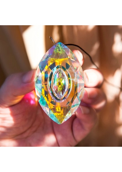 76 mm Ab Renkli Tip 4 Stil H & D 10 Stilleri Kristal Prizmalar Suncatcher Gökkuşağı Üreticisi Asılı Damlalar Kolye Pencere Süsleme Avize Parçaları Dıy Ev Dekorasyonu (Yurt Dışından) indirimleri