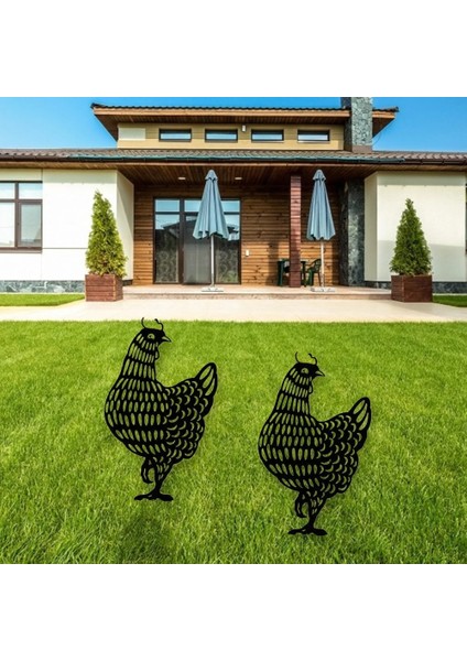 Bir Stil Içi Boş Tasarım Süslemeli Sevimli Tavuklar Metal Iroken Heykeli Açık Yard Bahçe Ekleme Sanat Dekorasyonu (Yurt Dışından) fiyatları
