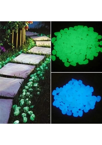 B04 Stili 2cm Karanlık Taşlarda Glow Floresan Taşlar Aydınlık Çakıl Taşları Ev Bahçecilik Yüzme Havuzu Bar Akvaryum Dekoru Için Kayalar (Yurt Dışından)