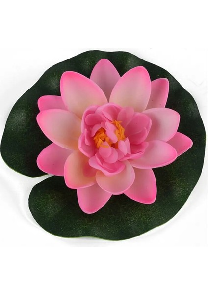 Pembe Tarzı M Havuz Simülasyon Lotus Yapay Yüzen Nilüfer Eva Lotus Çiçeği Gölet Dekorasyonu (Yurt Dışından)