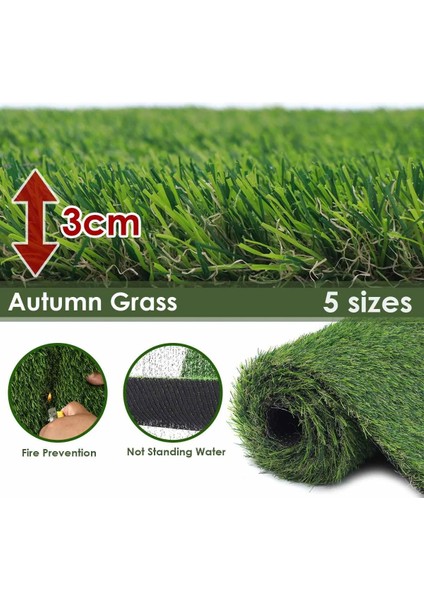 2cm Yaz Çim Stili 50X100CM 3 cm Kalın Yapay Çim Açık Bahçe Suni Çim Bitkiler Kır Evi Golffutbol Sahası Dekor Için Kaymaz Büyük Boy (Yurt Dışından) indirimleri