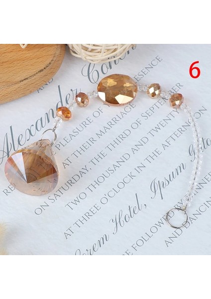 Fildişi Tarzı Kristal Suncatcher Avize Kristal Top Prizmalar Kolye Gökkuşağı Maker Pencere Asılı Süsleme Ev Düğün Dekor Yeni (Yurt Dışından)
