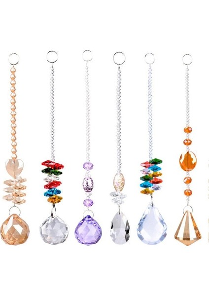 Fildişi Tarzı Kristal Suncatcher Avize Kristal Top Prizmalar Kolye Gökkuşağı Maker Pencere Asılı Süsleme Ev Düğün Dekor Yeni (Yurt Dışından) fiyatları