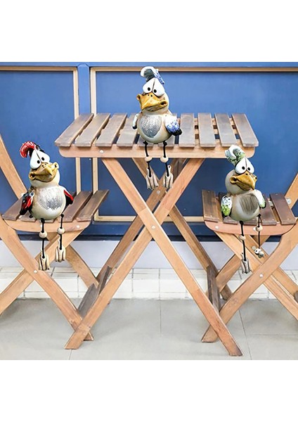 F Stili Tavuk Çiftliği Çiftliği Sanat-Arka Bahçe Dekorasyonu Avlu Tavuk Dekorasyonu Bahçe Heykeli Arka Bahçe Çim Stakeken Yard Sanat Dekoru (Yurt Dışından) fırsatları
