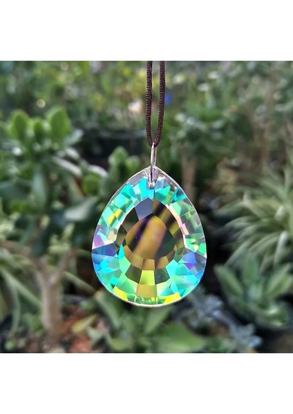 Kumral Tarzı 1 Adet Ab-Renk Asılı Kristal Prizma Suncatcher Avize Parçaları Gökkuşağı Pencere Ev Düğün Dekorasyon Heykelcik Dıy Aksesuarları (Yurt Dışından) fırsatları