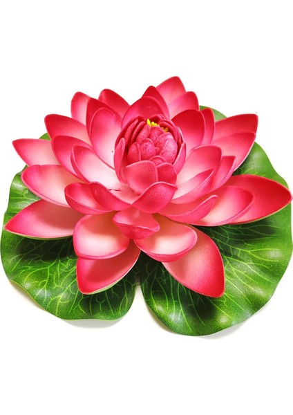 Açık Pembe Tarzı Mulation Lotus Yüzen Çiçekler Nilüfer Göleti Dekorasyon Tank Tesisi Yapay Lotus Çiçekleri Yüzen Çiçekler Dekoru (Yurt Dışından)