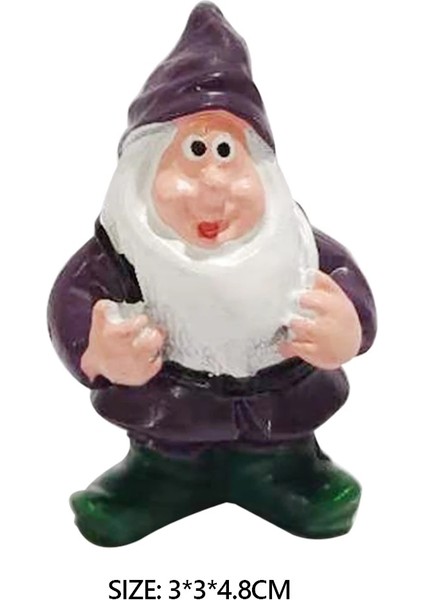 L Tarzı Gerçekçi Pratik Reçine El Sanatları Ekran Kalıp Simülasyon Komik Gnome Minyatür Cüce Heykelcik Heykeli Gard Için Bahçe Dekor (Yurt Dışından)