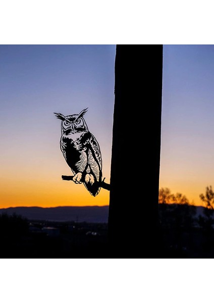 Bir Stil Bahçe Dekoratif Kazık Metal Baykuş Nefis Siluetler Ev Bahçe Için Kararlı Açık Bahçe Dekorasyon Sanatı (Yurt Dışından) indirimleri