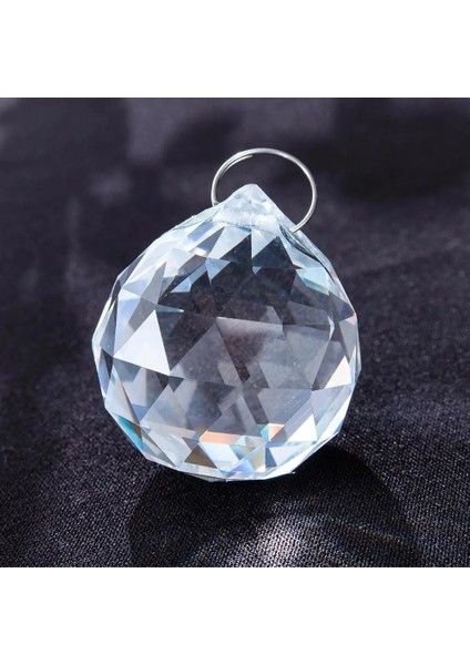 H & D Lot Temizle Yönlü Kristal Avize Parçaları Kolye Prizmalar Aydınlatma Topu Feng Shui Suncatcher Düğün Ev Dekorasyonu (Yurt Dışından)