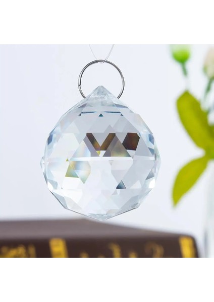 H & D Lot Temizle Yönlü Kristal Avize Parçaları Kolye Prizmalar Aydınlatma Topu Feng Shui Suncatcher Düğün Ev Dekorasyonu (Yurt Dışından)