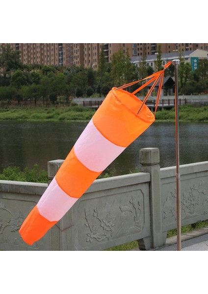 80CM Tarzı cm Açık Havacılık Rüzgar Çorabı Çanta Rip-Stop Rüzgar Ölçümü Rüzgar Gülü Yansıtıcı Kemer Rüzgar Izleme Oyuncak Uçurtma (Yurt Dışından)