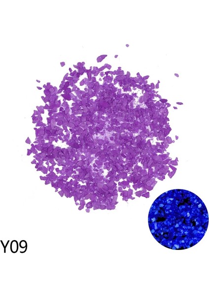 Y09 Stili 30 Gram Aydınlık Kum Renkli Glow Karanlık Glow Kum Akvaryumları Balık Tankı Dekorasyonu Dıy Yıldızlı Dileğiyle Şişe Floresan Parti Dekoru (Yurt Dışından)