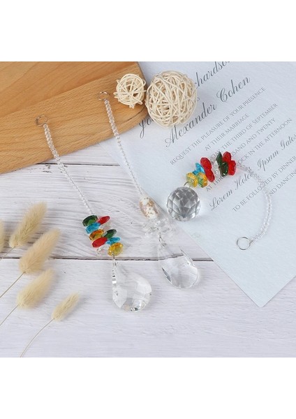 Lavanta Tarzı Kristal Suncatcher Avize Kristal Top Prizmalar Kolye Gökkuşağı Maker Pencere Asılı Süsleme Ev Düğün Dekor Yeni (Yurt Dışından) fırsatları